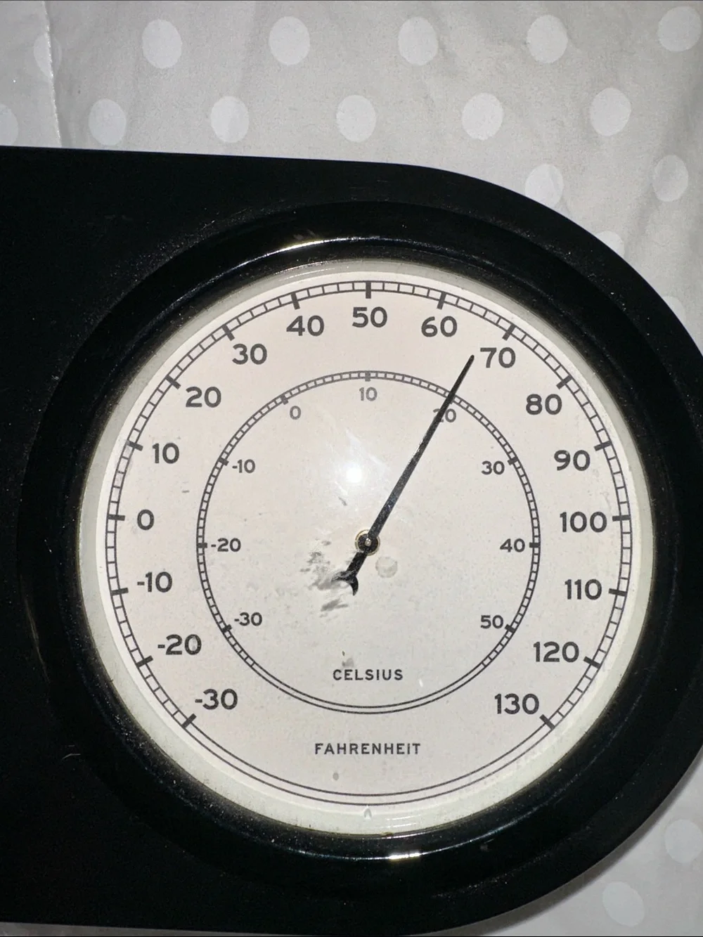Hearth & Hand Black Wall Clock and Thermometer Duo